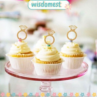 WISDOMEST ท็อปเปอร์คัพเค้ก งานฝีมือ สําหรับตกแต่งเค้กเด็ก 20 ชิ้น