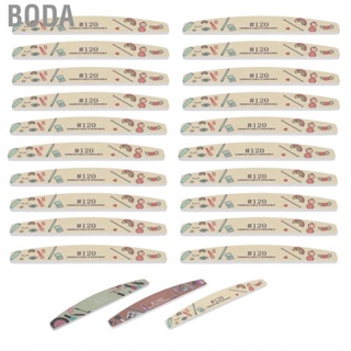 Boda Sanding Nail File  Simple Operation Wide Applications Buffers 20 Pcs for Manicure Care Art