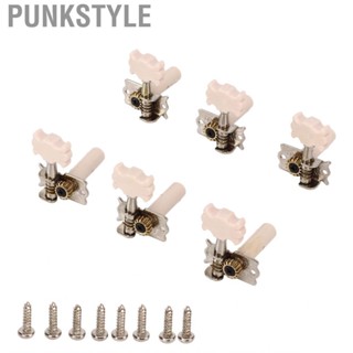 Punkstyle Classical Guitar Tuning Peg Tuner 3L3R Plastic Metal for Replacement