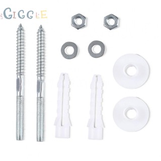 ⭐NEW ⭐Double Tooth Screw Fixing Screw Set Iron Silver White Zigong Wall-mounted