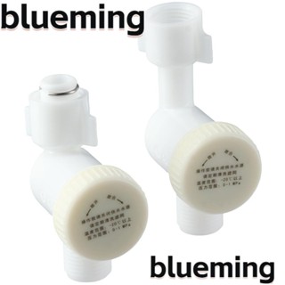 Blueming2 วาล์วชักโครก ABS สีขาว ถอดออกได้ 3 ทาง 2 ชิ้น