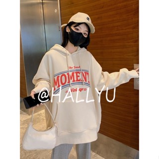 HALLYU เสื้อกันหนาว เสื้อฮู้ด chic ทันสมัย INS Popular WWY23909RB37Z230911