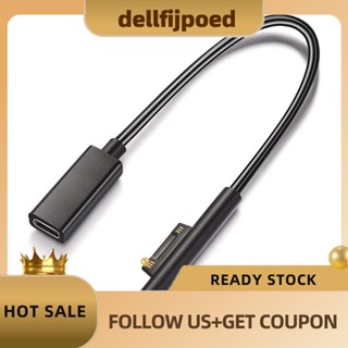 【dellfijpoed】สายชาร์จ Usb-c สําหรับแล็ปท็อป Surface Pro7 Go2 Pro6 5 4 3 Laptop1 2 3