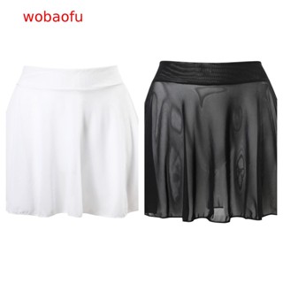 *_Wobaofu_* กระโปรงคลุมบิกินี่ ไม่มีผ้าเชียร์ 1 ชิ้น สําหรับผู้หญิง