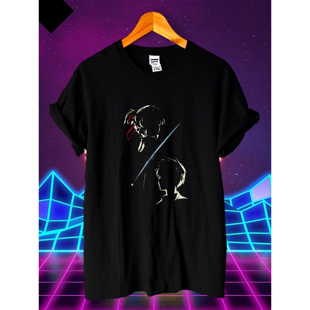 พร้อมส่ง เสื้อยืดลําลอง kimi no nawa your name mitsuha สําหรับผู้ชาย