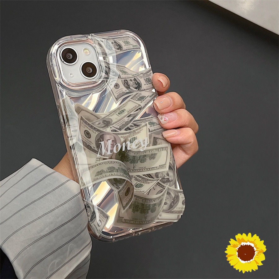 เลเซอร์กระจกเงินสร้างสรรค์โทรศัพท์มือถือสำหรับIPhone 15 7 8 6 6S Plus XR 13 11 14 12 Pro MAX 7Plus X XS MAX SE 2020