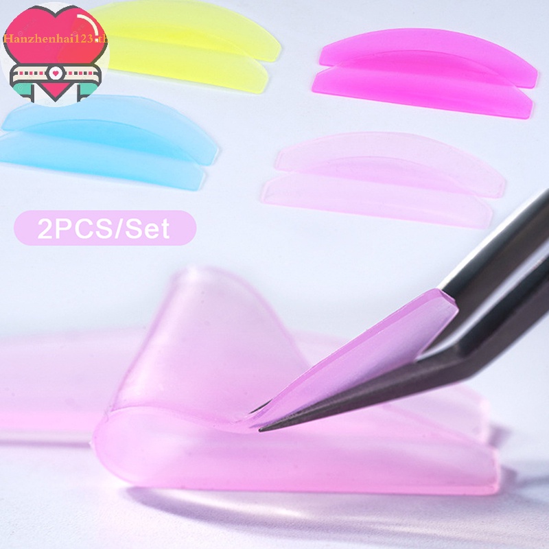 Hanhai แผ่นซิลิโคนดัดขนตา 3D แบบบางพิเศษ อุปกรณ์เสริม สําหรับแต่งหน้า 1 คู่