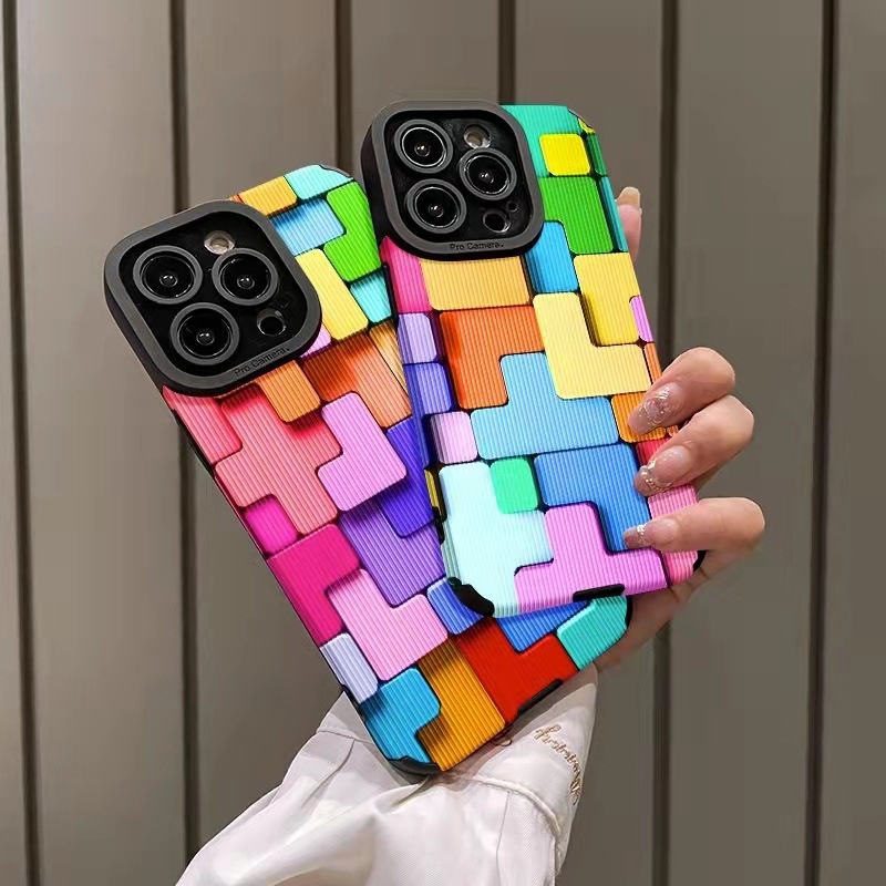เคส iPhone Rainbow น่ารักการ์ตูนหนังเคสโทรศัพท์สําหรับ iPhone 11 12 13 14 15 16Pro MAX 11Pro 7 8 Plus X XR 14Pro 13Pro XS MAX SE 2023 เคสซิลิโคน Retro Protector นุ่ม