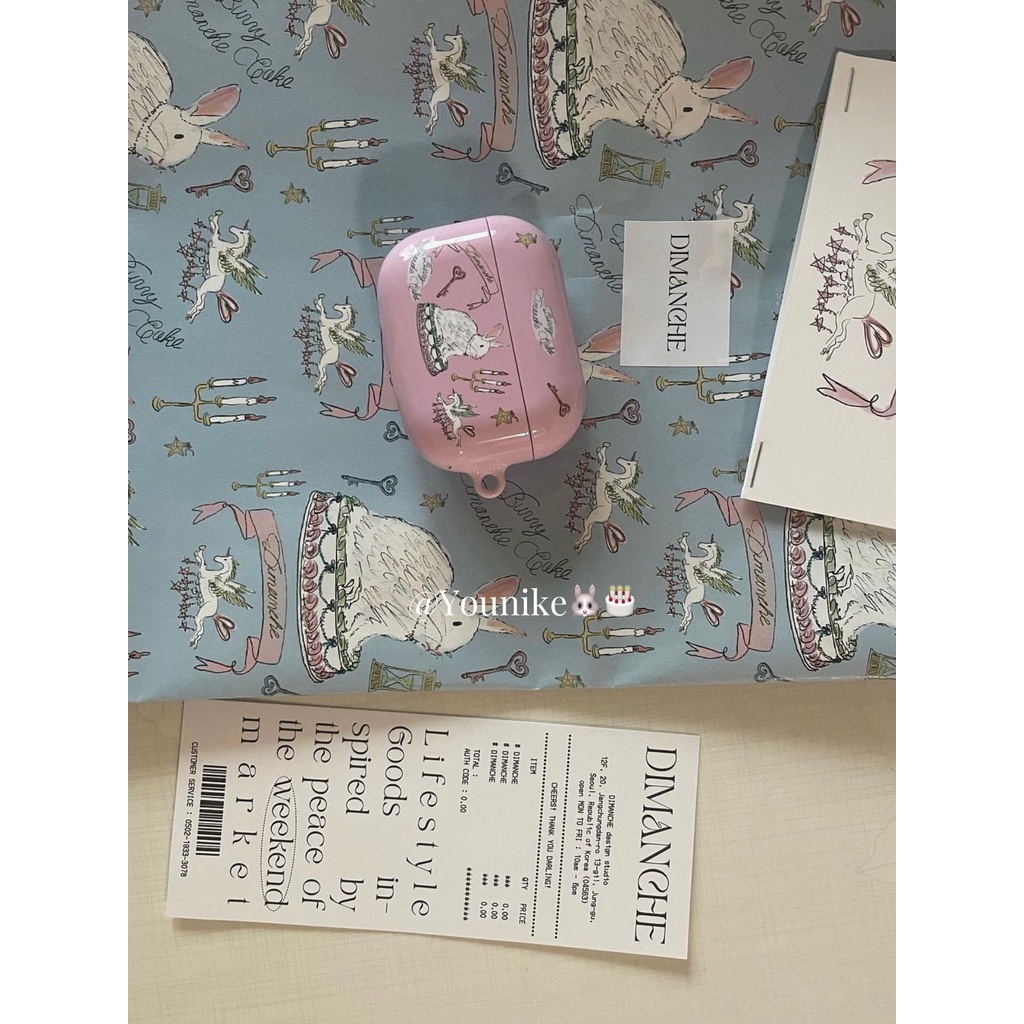 เคสหูฟังบลูทูธไร้สาย แบบแข็ง ลายกระต่ายน่ารัก สไตล์เกาหลี สําหรับ airpods 1 2 pro2 3