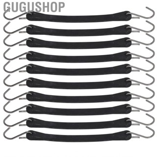 Gugushop 10 Pcs Truck Tie Down Cord 10in Heavy Duty Motorcycle Trailer Tow Rope Bungee Tarp Straps with Hook