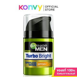 Garnier Men Turbobright Spotless Serum SPF50+ 40ml.