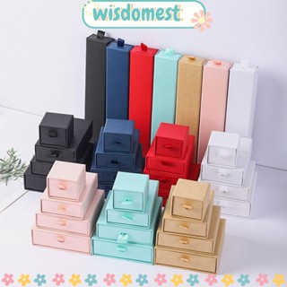 Wisdomest กล่องบรรจุภัณฑ์ แบบพกพา กล่ององค์กร กล่องเครื่องประดับ