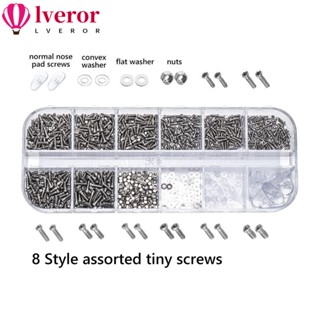 Lveror ชุดซ่อมแว่นตา พร้อมไขควงไมโคร แหนบ ขนาดเล็ก