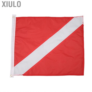 Xiulo Dive Flag Wide Application Clear Colors Easy Assembly 49x59cm Blue White Diving Nylon for Snorkling