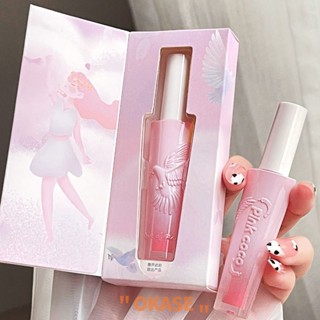 Pinkcoco Peace Dove Water Light Mirror Lip Glaze Lasting Glasslike Lip Gloss 1pcs Lip MakeupลิปสติกFast Film Formation Water Mirrorชุ่มชื้นไวท์เทนนิ่งลิปกลอส 30g [ลดราคา]