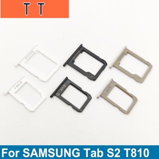  ถาดใส่ซิมการ์ด MicroSD สีดํา ขาว ทอง พร้อมช่องใส่ซิมการ์ด สําหรับ Samsung GALAXY Tab S2 9.7 SM-T810 T815