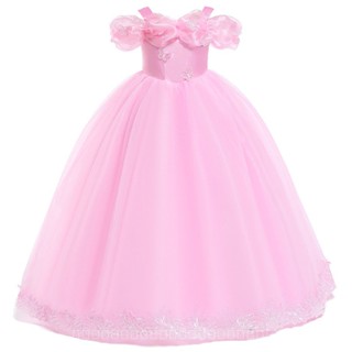 [0717]JHLQ-COS-G EBay Amazon Girls Dress Children Shirt Snowyprincess Cinderella Dree Princess Dress girl princess dress DUAQ