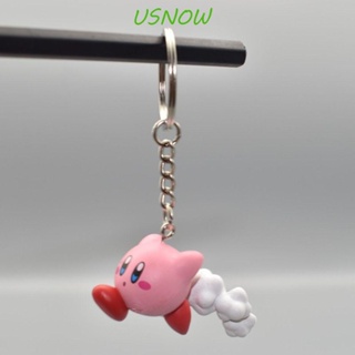 Usnow พวงกุญแจ จี้ตุ๊กตาการ์ตูน Star Kirby Kawaii น่ารัก สร้างสรรค์ สําหรับห้อยกระเป๋า