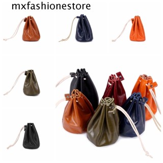 Mxfashione กระเป๋าเก็บเหรียญ หนังวัว แบบนิ่ม อเนกประสงค์ สไตล์วินเทจ