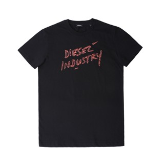 เสื้อยืดแขนสั้นลําลอง คอกลม ผ้าฝ้าย พิมพ์ลาย Diesel T-DIEGO-S15 สําหรับผู้ชาย