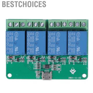 Bestchoices 1Pc 5V 4 Channel Relay Module Switch  Free USB Expansion Board