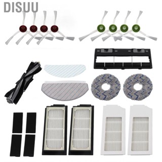 Disuu Robot Cleaner Acc Kit Main Brush Side Waved Mop Washable Cloth Filt US