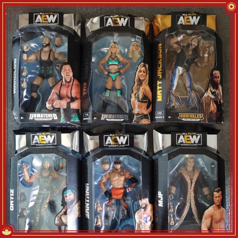 AEW Wrestler figure Joint Movable figure Model Boy Toy ฟิกเกอร์นักมวยปล้ํา