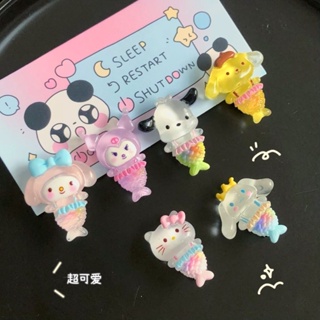 SANRIO กิ๊บติดผม รูปนางเงือกน่ารัก สีสันสดใส สไตล์เกาหลี