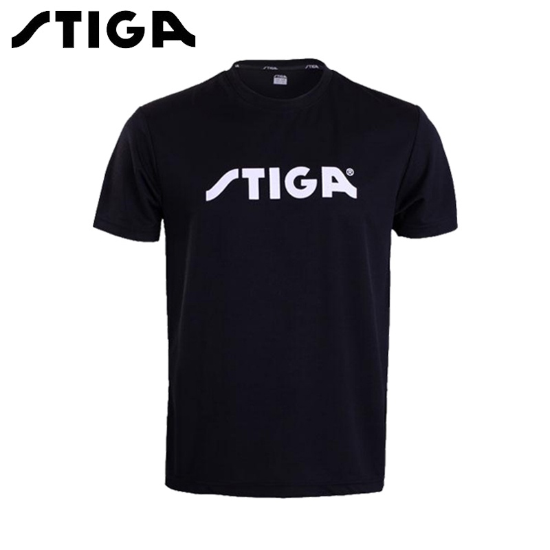 Stiga STIGA STIGA เสื้อปิงปอง คอกลม แขนสั้น แบบแห้งเร็ว สําหรับฝึกปิงปอง