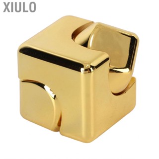 Xiulo Metal Square Finger Gyroscope Cube Stress Relief Decompression HGF