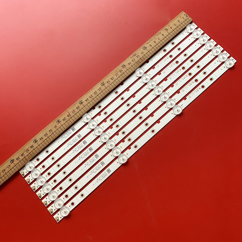 7 ชิ้น/เซ็ต led backlight strip สําหรับ Hisense LED43EC350A LED43N2600 LED43N51U/C LED43EC3000 Light