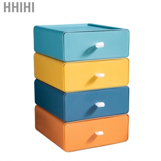 Hhihi Desktop Storage Box Drawer Design Strong Load Bearing Stackable Organizer for Stationery