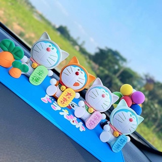 Cute Doraemon Car Center Console Car Decoration Cartoon Girl DIY Blessing Blue Fat Man Internet Celebrity Luxury fHTo