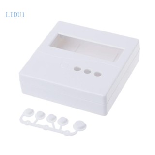 Lidu1 กล่องพลาสติก 86 ช่อง พร้อมก้น สําหรับทดสอบมิเตอร์ LCD1602 DIY
