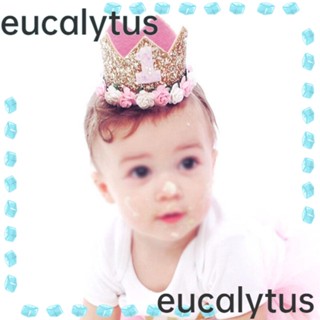 Eucalytus1 ที่คาดผมมงกุฎ ไซส์เดียว สําหรับถ่ายรูปเด็ก