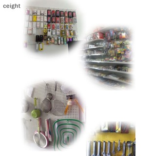 [ceight] ตะขอขาตั้งกล้อง 5 ชิ้น สําหรับ Pegboard Hardware Hook Assortment Stationary Shop Supermarket Shelf Home Storage Buckle Organizer TH