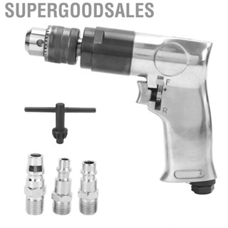 Supergoodsales 1400rpm Variable Speed Pneumatic Drill Air 3/8  Forward Reverse Adjustable