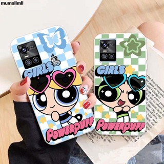 เคสโทรศัพท์มือถือ ลายพาวเวอร์พัฟฟ์เกิร์ล สําหรับ VIVO iQOO Neo 5 S Y55S U5 8 9 Z3 Y52 Y53S T1X Z5X Z5 X70 X70T S12 V23 S9 S10 S9E Pro+ 2021 Pattern01