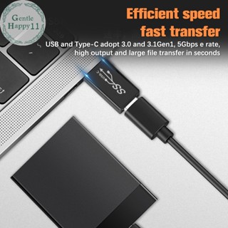 Gentlehappy อะแดปเตอร์เชื่อมต่อข้อมูล USB 3.0 Type-C เป็น USB ตัวเมีย เป็นตัวเมีย คุณภาพสูง