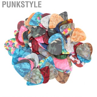 Punkstyle Celluloid Pick Set  Guitar Kit 0.71mm Thickness for Stringed Instruments