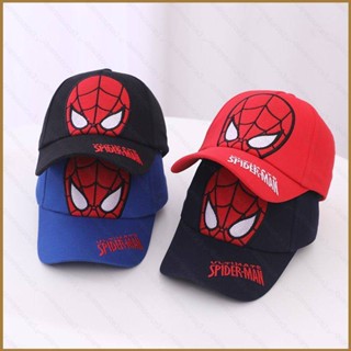 Sq3 หมวกเบสบอล กันแดด ระบายอากาศ ลายการ์ตูน Marvel Spider-Man น่ารัก สําหรับเด็ก