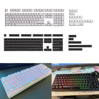 Kiki ปุ่มกดคีย์บอร์ด 131 คีย์ PBT รองรับ Shine Through LED Blacklit