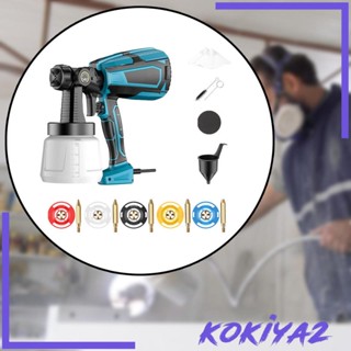 [Kokiya2] เครื่องพ่นสี เคลือบเงา ไร้สาย 1000 มล. สําหรับผนัง เฟอร์นิเจอร์ รั้ว รถยนต์