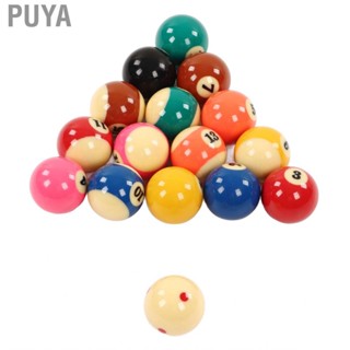 Puya 16Pcs Billiard Ball Set 5.72cm American Complete Resin Pool Table Balls