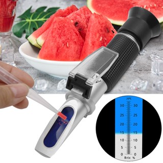 พร้อมส่ง เครื่องวัดความหวาน 0-32% Brix (BRIX ATC Refractometer) เครื่องวัดความหวานน้ำ