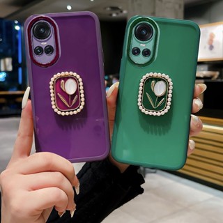 เคสOPPO Reno10 Reno10 Pro Reno10 Pro+ Reno8 T 5G 4Gมือถือแบบนิ่ม ใส กันรอยเลนส์กล้อง พร้อมฟิล์มกระจกแต่งหน้า ลายน่ารัก สําหรับ เคสโทรศัพท์OPPO Reno 10 Pro 5G New 2023