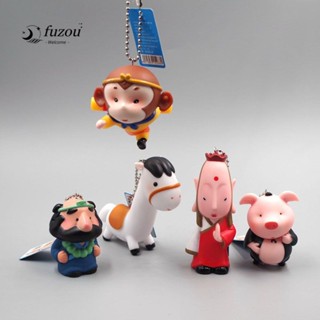 Fuzou พวงกุญแจ จี้การ์ตูนอนิเมะ Sha Monk White Horse Journey To The West Monkey king Piggie ของขวัญ