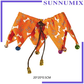 [Sunnimix] ผ้าพันคอ โชคเกอร์ นุ่ม สบาย ฮาโลวีน ขนาดเล็ก กลาง ใหญ่ อุปกรณ์เสริม สําหรับสัตว์เลี้ยง สุนัข แมว