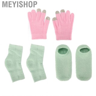 Meyishop Toeless Sock  Touch Screen Moisturizing Reusable Gel Lotion Sets for Cracked Dry Skin