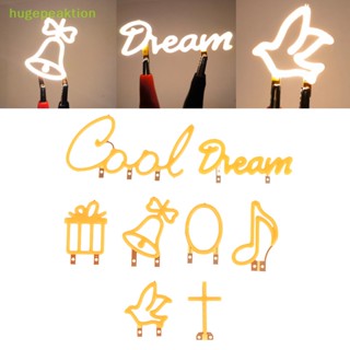 Hugepeaktion หลอดไฟไดโอด LED COB 3V ยืดหยุ่น สําหรับตกแต่งปาร์ตี้คริสต์มาส DIY